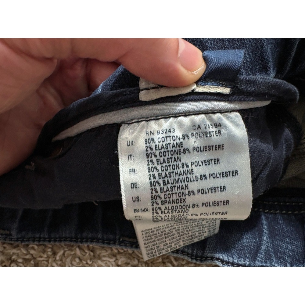 Diesel Krooley Jeans Mens 38x32 Denim Sweat Pants Blue Dark Wash Distressed - Picture 12 of 16